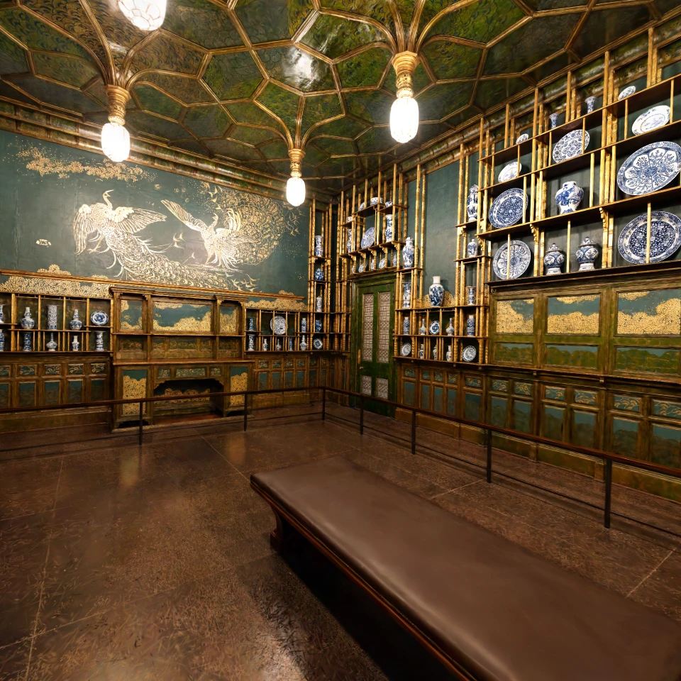 Smithsonian Peacock Room spatial reconstruction